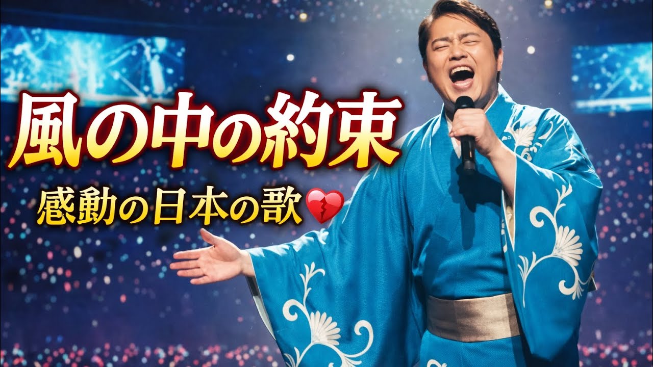 🎶 風の中の約束 – 感動の日本の歌 🇯🇵💔 | 三山ひろし風