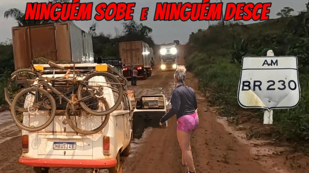 AMAZONIA Chuva e noite sombria na BR230