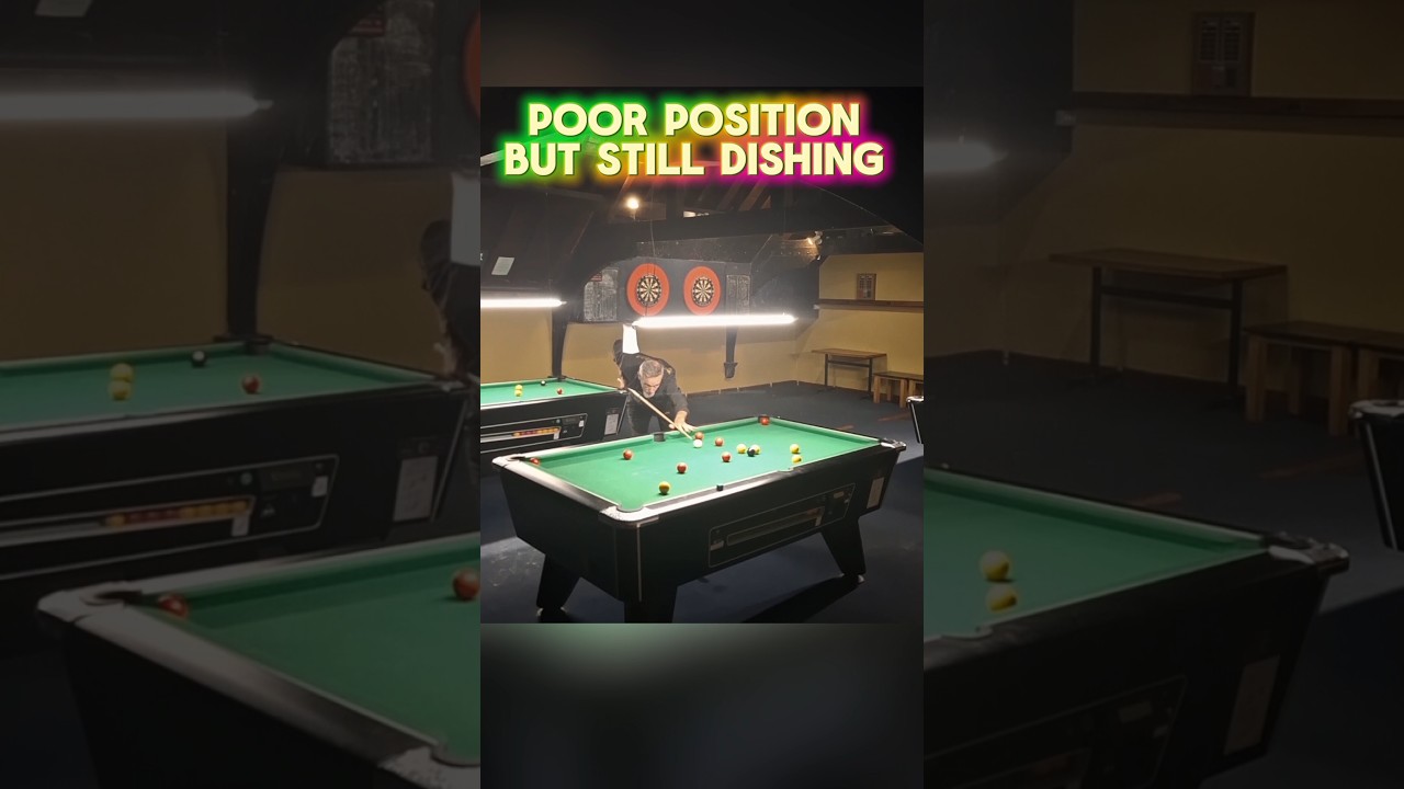 position off...game on #cuesport #8ballpool #ukpool #clearance #8balldish #breakandrun #breakanddish