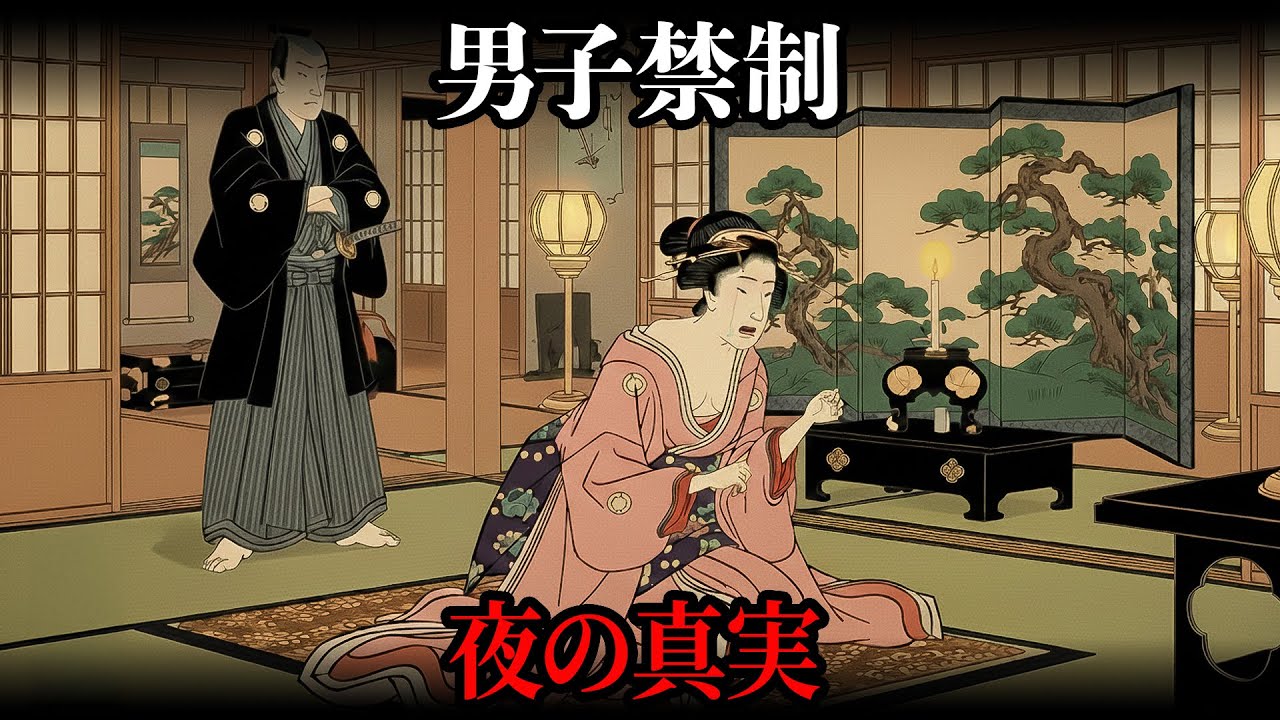 男子禁制の大奥、その裏側。奥女中たちの夜の生活と語られぬ真実【江戸時代の暮らし】【日本の歴史】