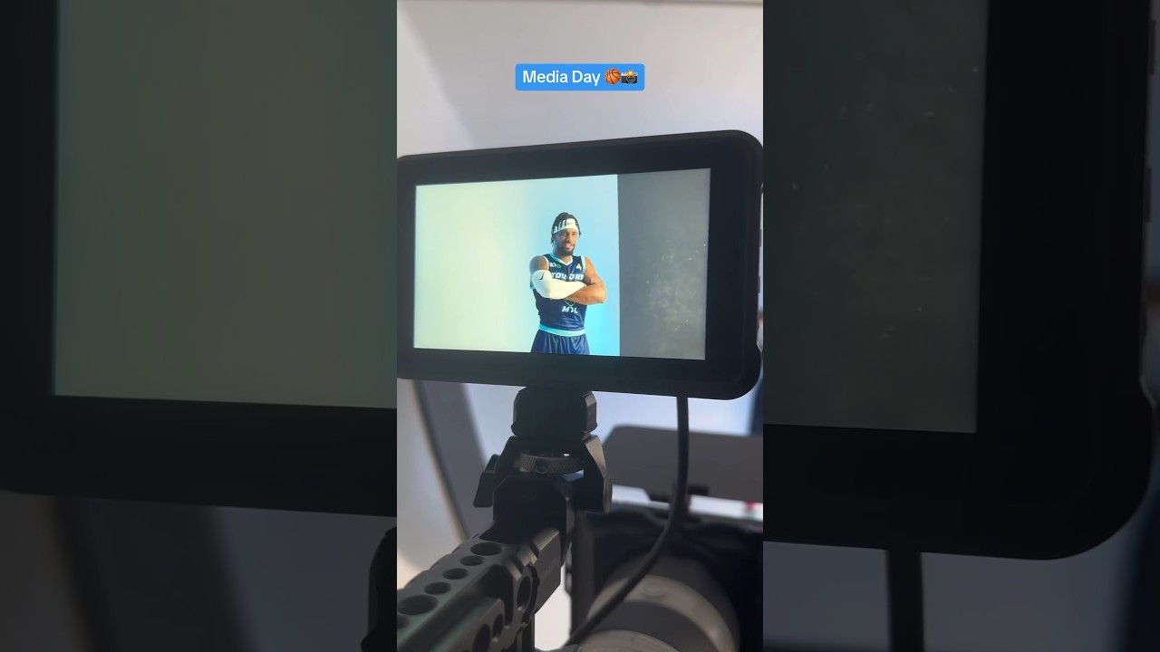 Media day with the Montreal Toundra 🏀📸 (Part 1) #basketball #canada #viral #beloti44