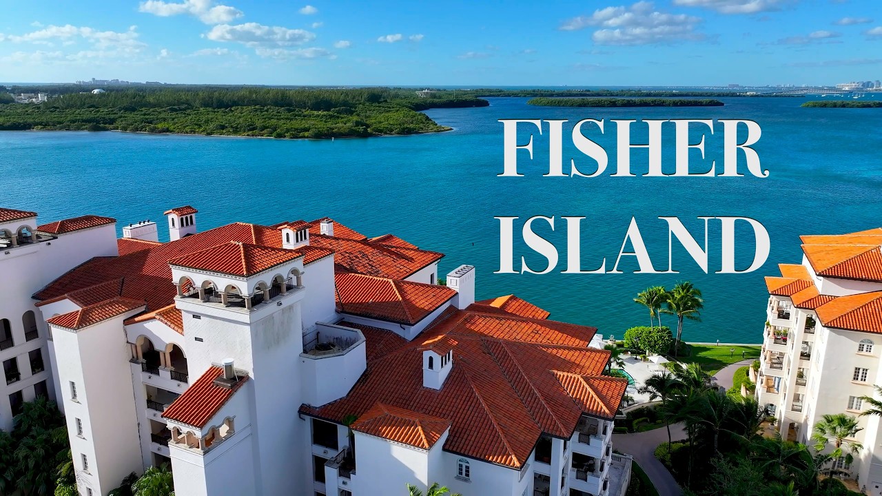 FISHER ISLAND MIAMI in STUNNING 4K #florida 🏡