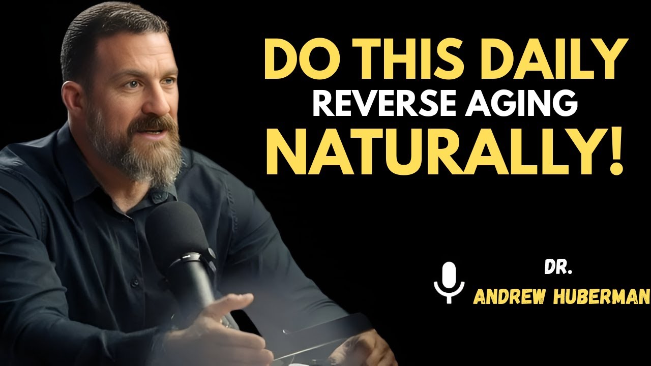 Do These 5 Things to Look 10 Years Younger! | Andrew Huberman #motivation