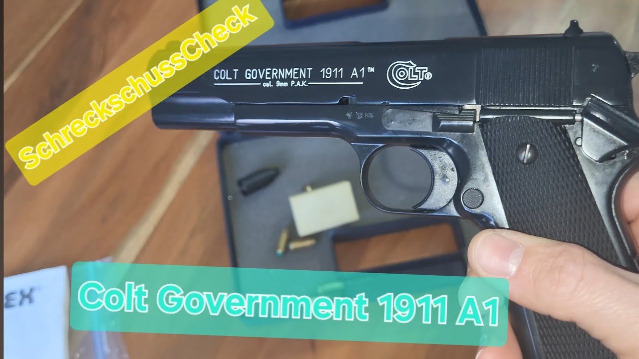 Colt 1911 A1 // Schreckschusspistole // PTB 638