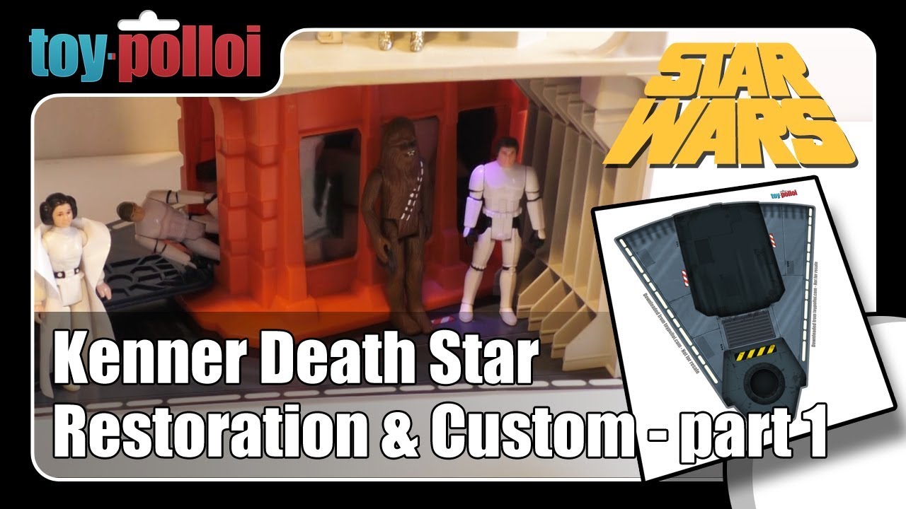 Vintage Kenner Death Star Restoration Part 1 - Toy Polloi