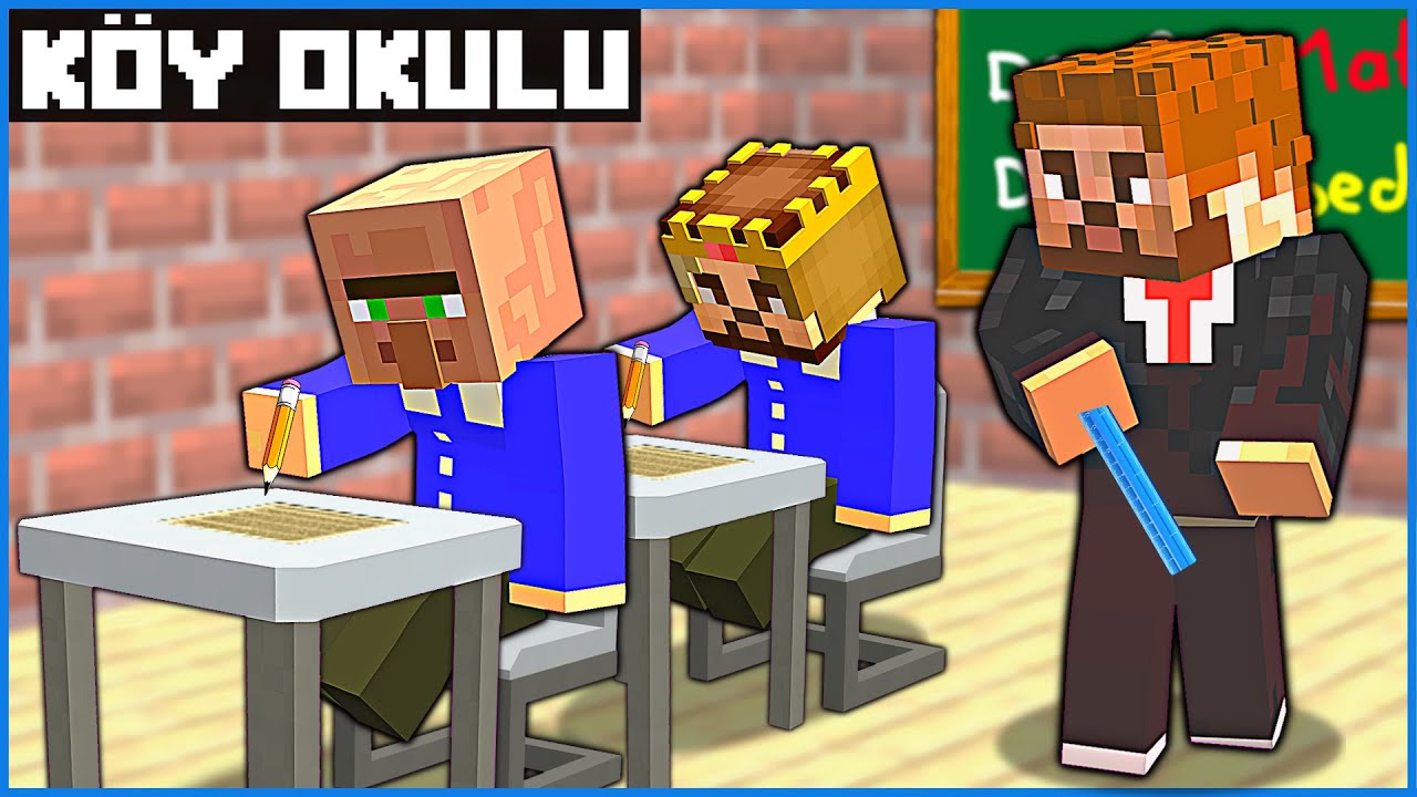 ARDA K&Ouml;Y OKULU YAPTIRDI! 😱 - Minecraft