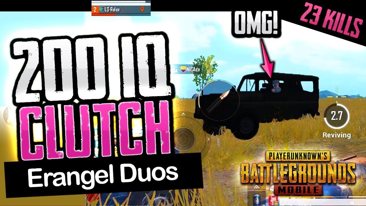 INSANE 200 IQ CLUTCH - PUBG Mobile Duos - 23 KILLS