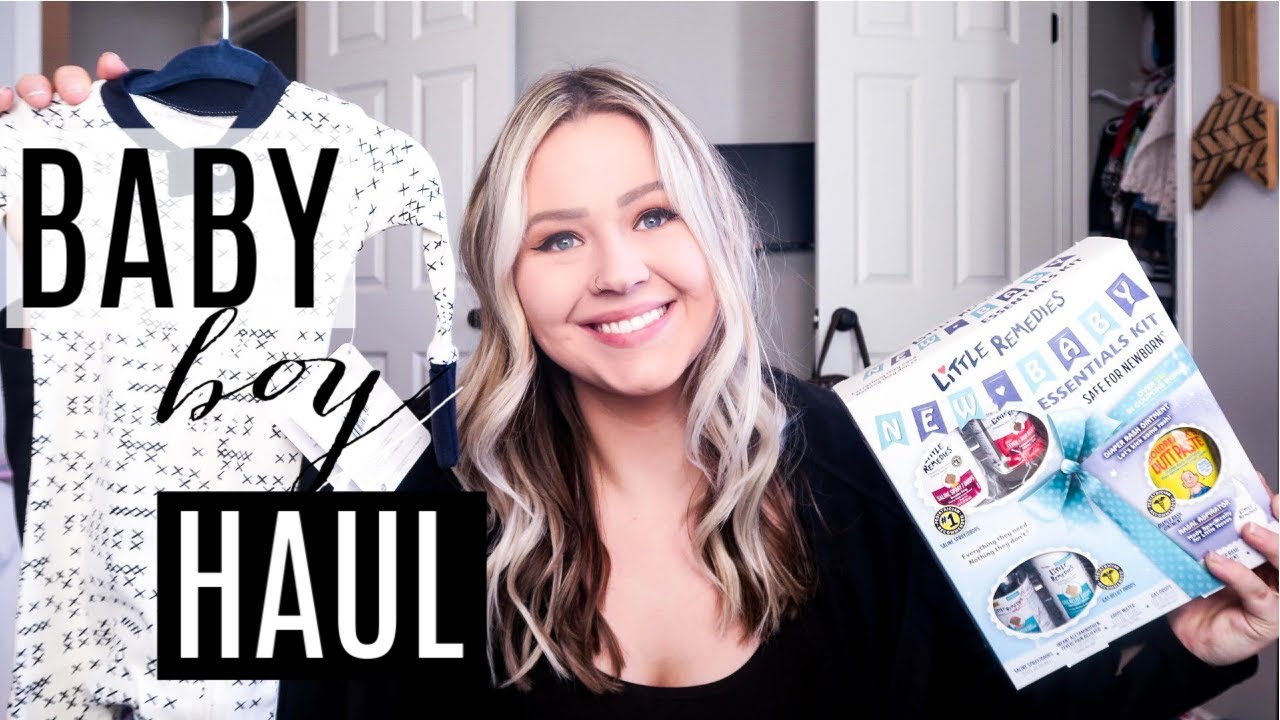 NEWBORN BABY BOY HAUL 2018 | Clothes, Gear, Postpartum, Breastfeeding
