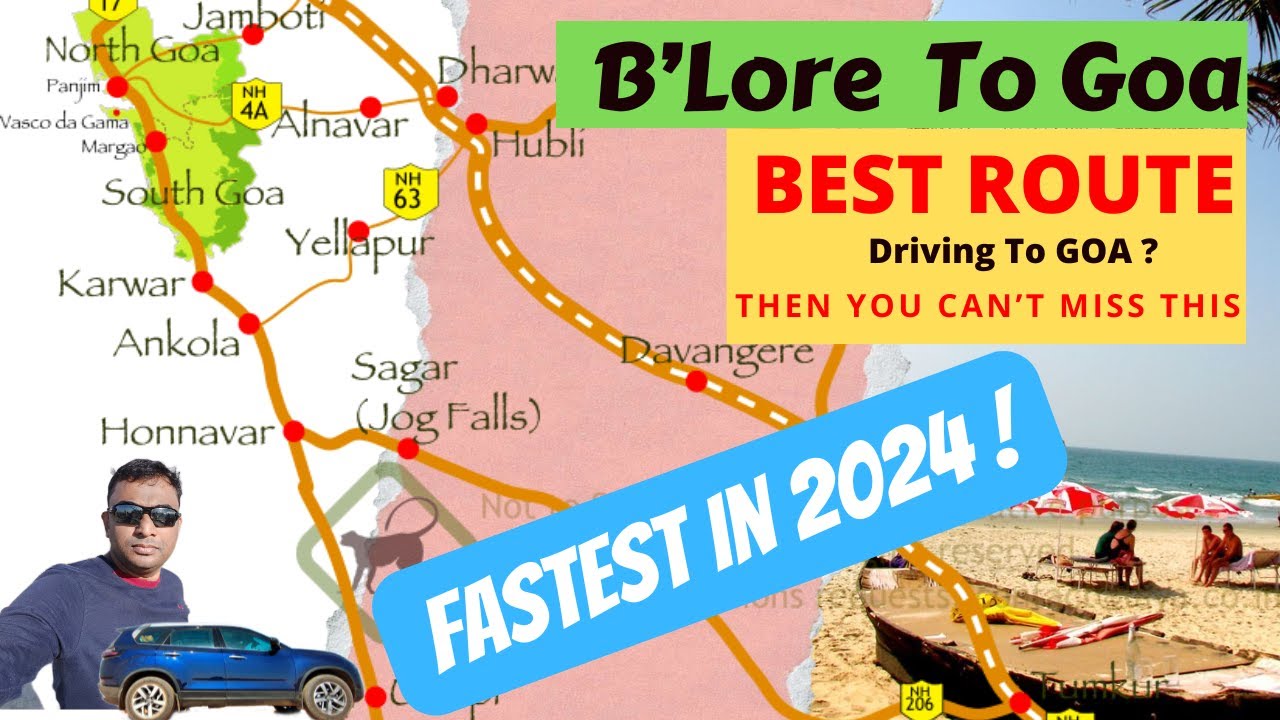 Best Route - Bangalore to Goa | Complete road trip | With Road conditions and Pitstops