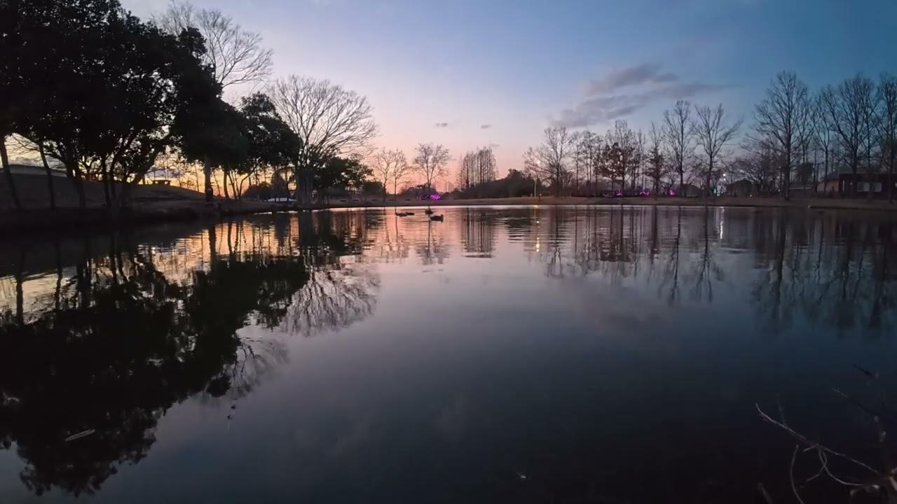 夕暮れの宮代町