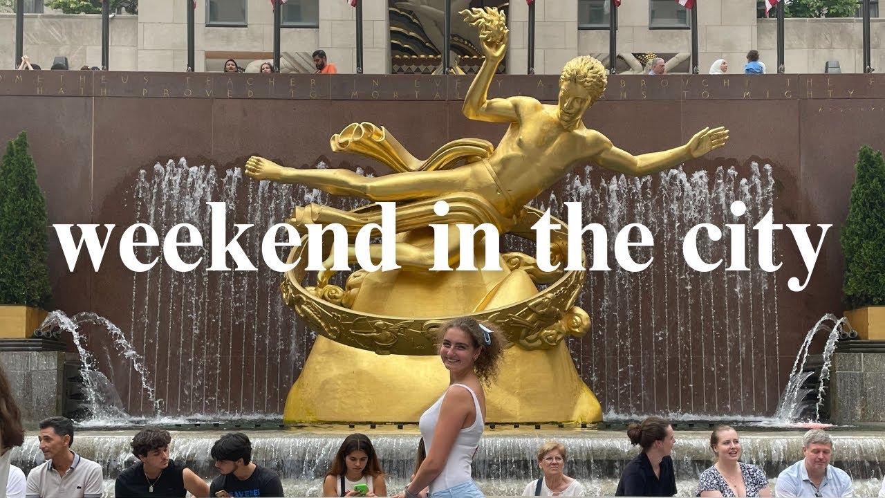 let's spend a weekend in new york! (rockefeller center, rollerskating, governors island, etc)