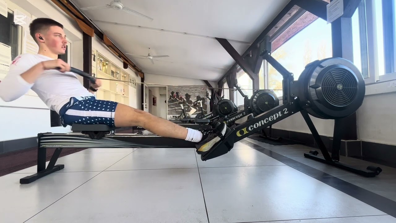 Erg technique 18-20spm - raw footage (02.2026.)
