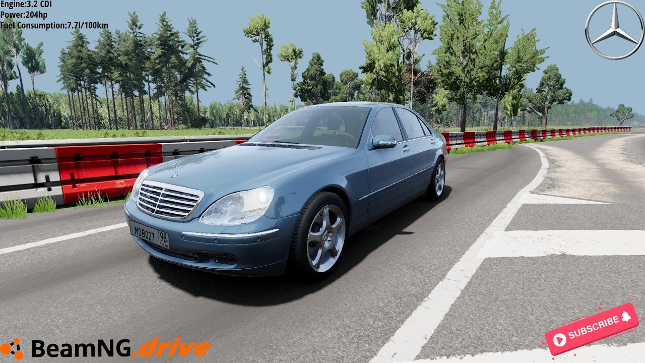 BeamNG Drive  - Mercedes-Benz S320 CDI