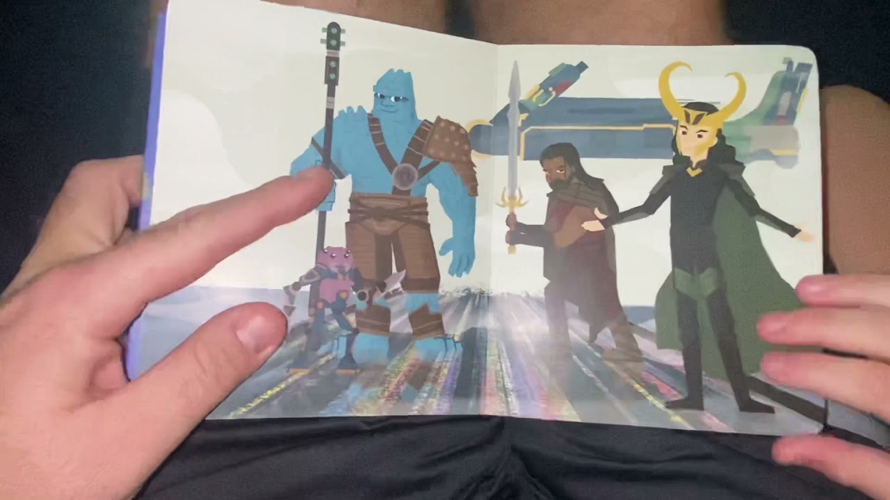Marvel Alpha Block Book Read Along with Alexis