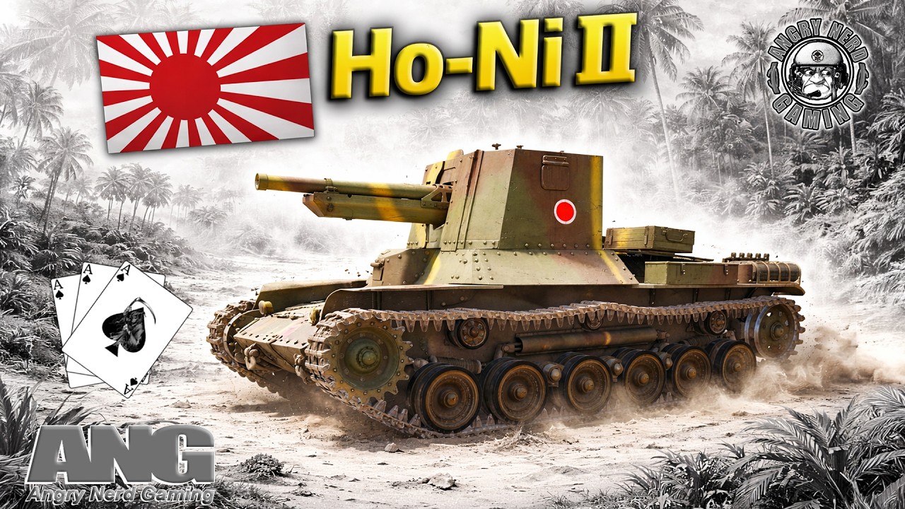 War Thunder: Type 1 Ho Ni II, японский, 1-й уровень, истребитель танков.