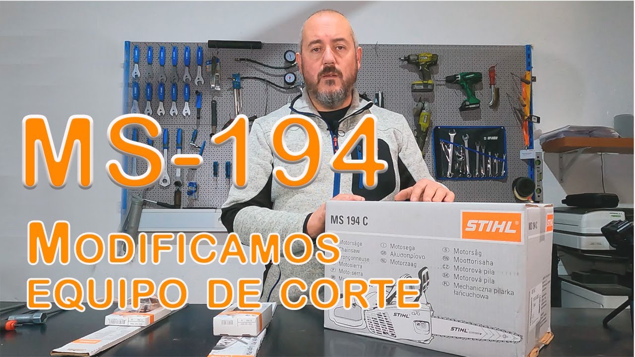 Potencia y precisión: Modificación de la STIHL MS-194 con equipo de corte de 1/4 de pulgada