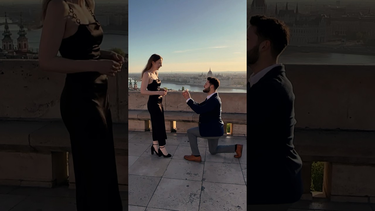 Surprise Proposal at Fisherman’s Bastion in Budapest