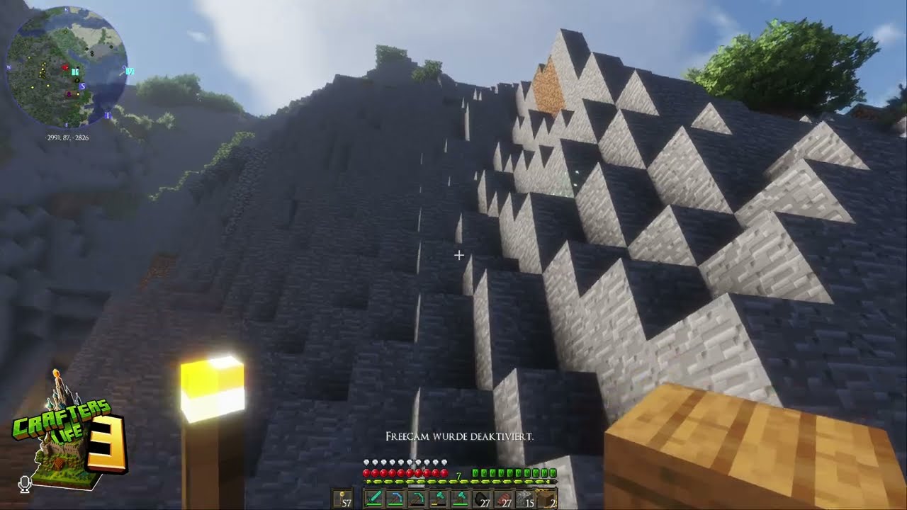 Crafters Life 3 -#14 - Ein Plateau und sein Weg - Minecraft Let´s Play