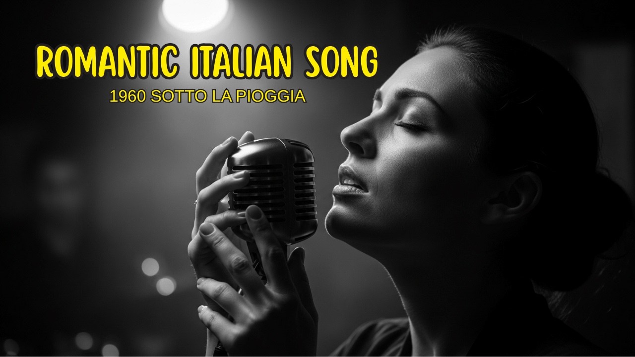 Canzone Romantica Italiana Anni 60 sotto la Pioggia