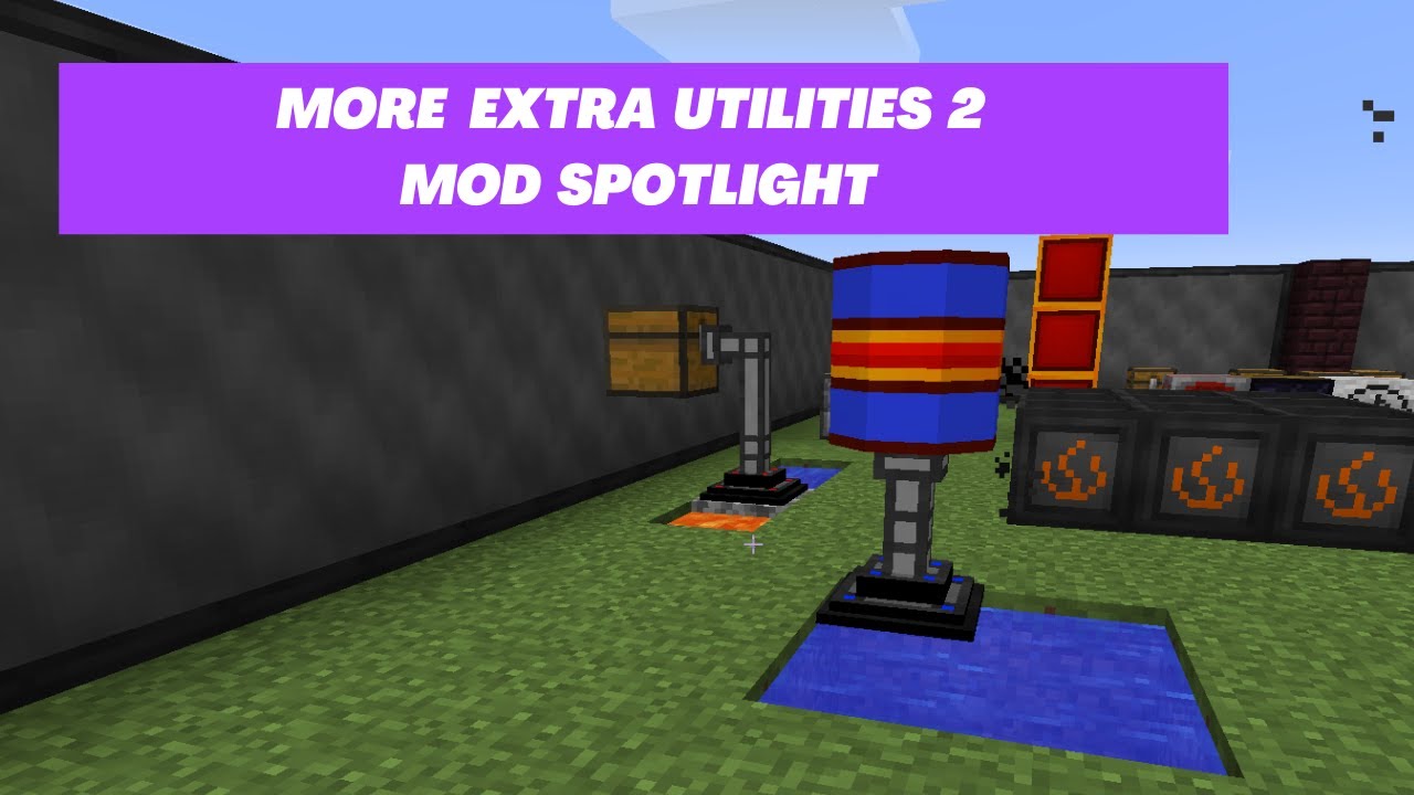 Minecraft Mod Spotlight ~ Extra Utilities  ~Transfer Nodes, Upgrades & Uses