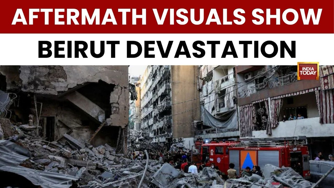 Beirut After Israeli Strikes | Shocking Ground Visuals from Lebanon