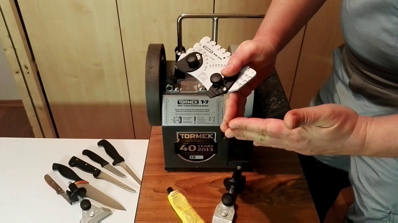 Tormek - základní broušení nožů - česky