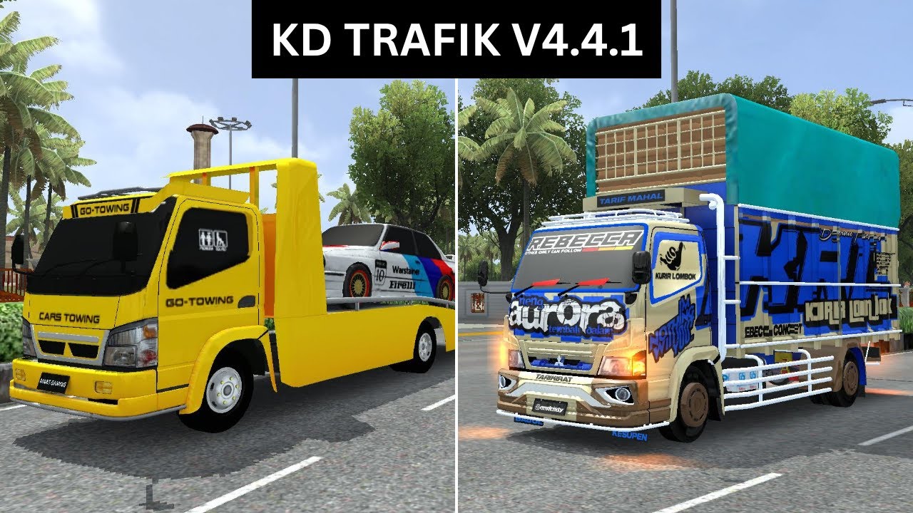 KODENAME TRAFIK TRUCK CANTER & TOWING BMW | BUSSID V4.4.1