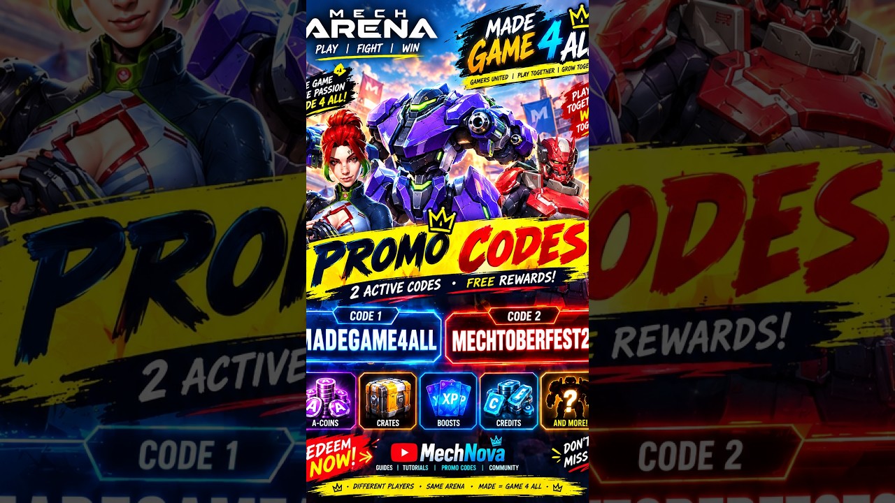🔥 Mech Arena Promo Codes 2026&mdash; 6 NEW CODES!