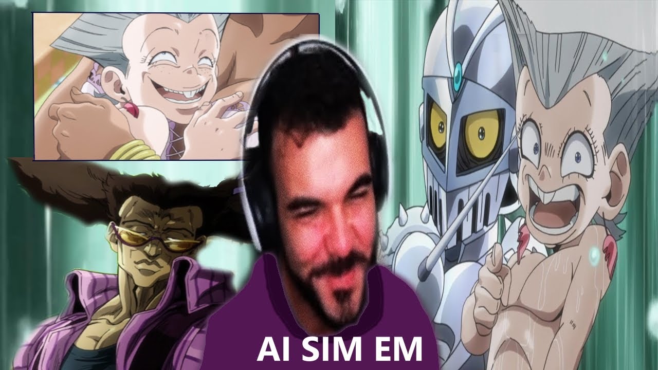 O REACT SEM O ANIME - RENAN REAGINDO A JOJO'S BIZARRE ADVENTURE PART 3 - EGYPT ARC