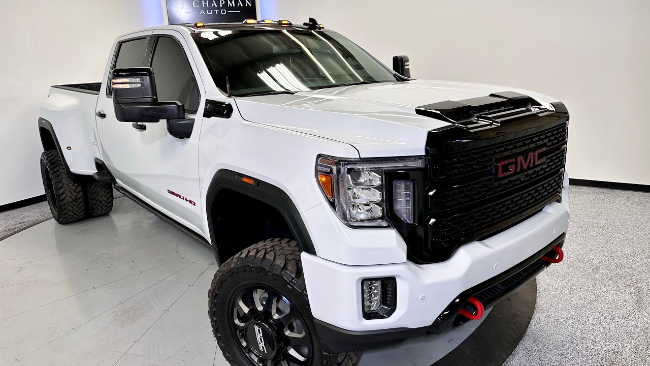 Big Lifted 2022 GMC Sierra Denali 3500 Dually for sale at tjchapmanauto.com