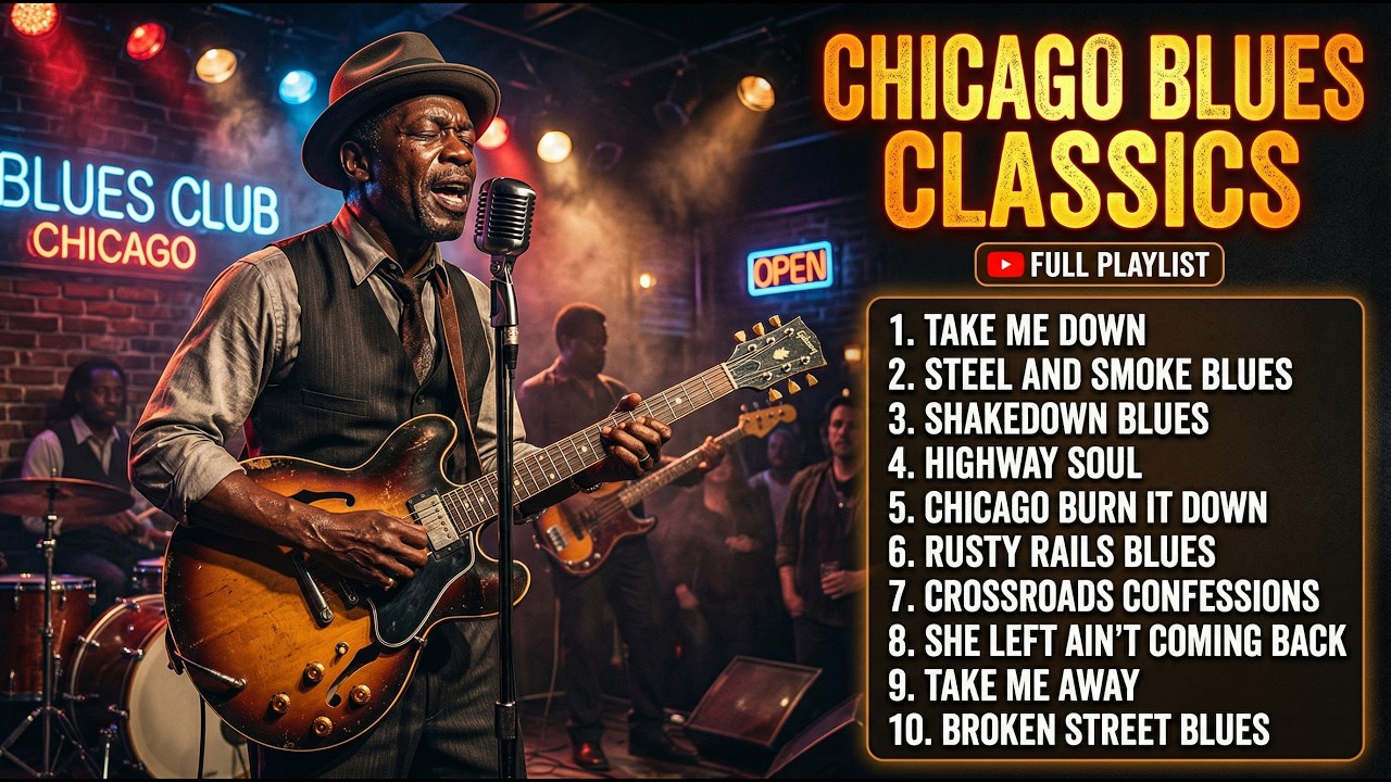 Chicago Blues Remix 2026 🎸 Jazz Blues Nation Cover | Viral Blues Hits Playlist