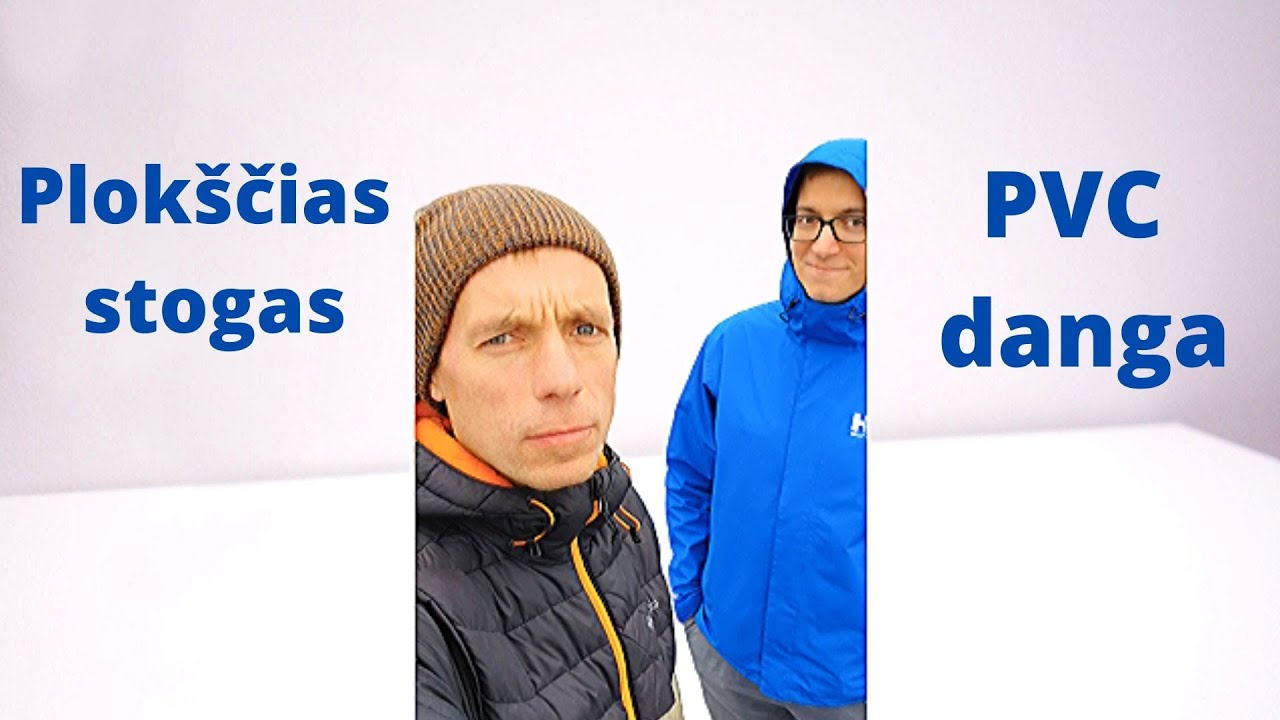 Sutapdintas stogas | PVC danga | Plok&scaron;čias stogas