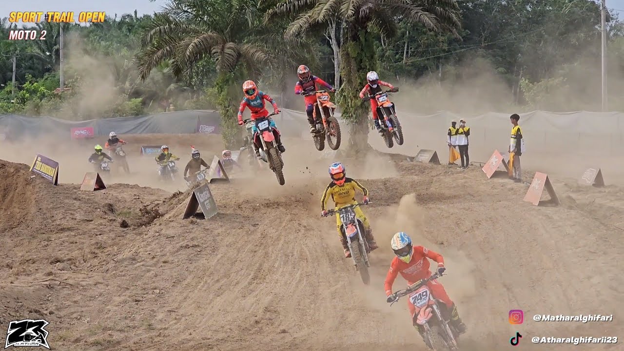 START DI BELAKANG FINISH DI DEPAN‼️MOTO 2 SPORT TRAIL OPEN‼️