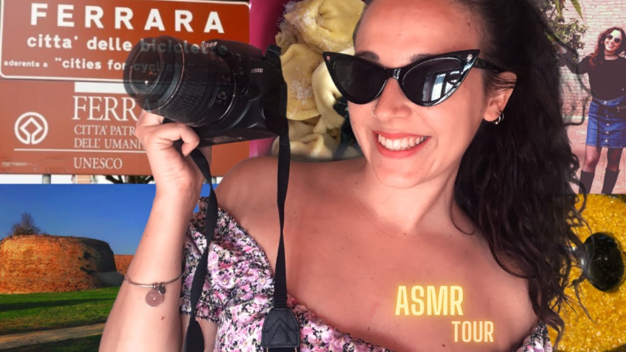 🏰ASMR🏰 The Italian city of Ferrara - Soft spoken VO - Ita accent