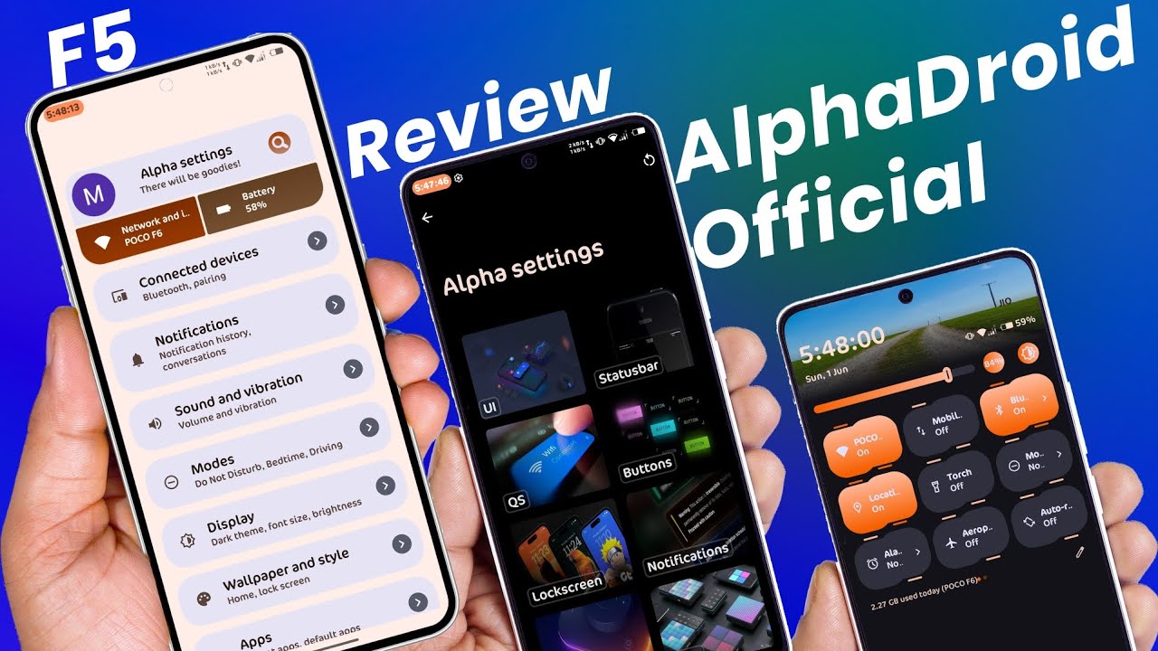 Poco F5 : Finally This CUSTOM ROM brings SOMETHING DIFFERENT: ft. AlphaDroid | Android 15 AlphaDroid