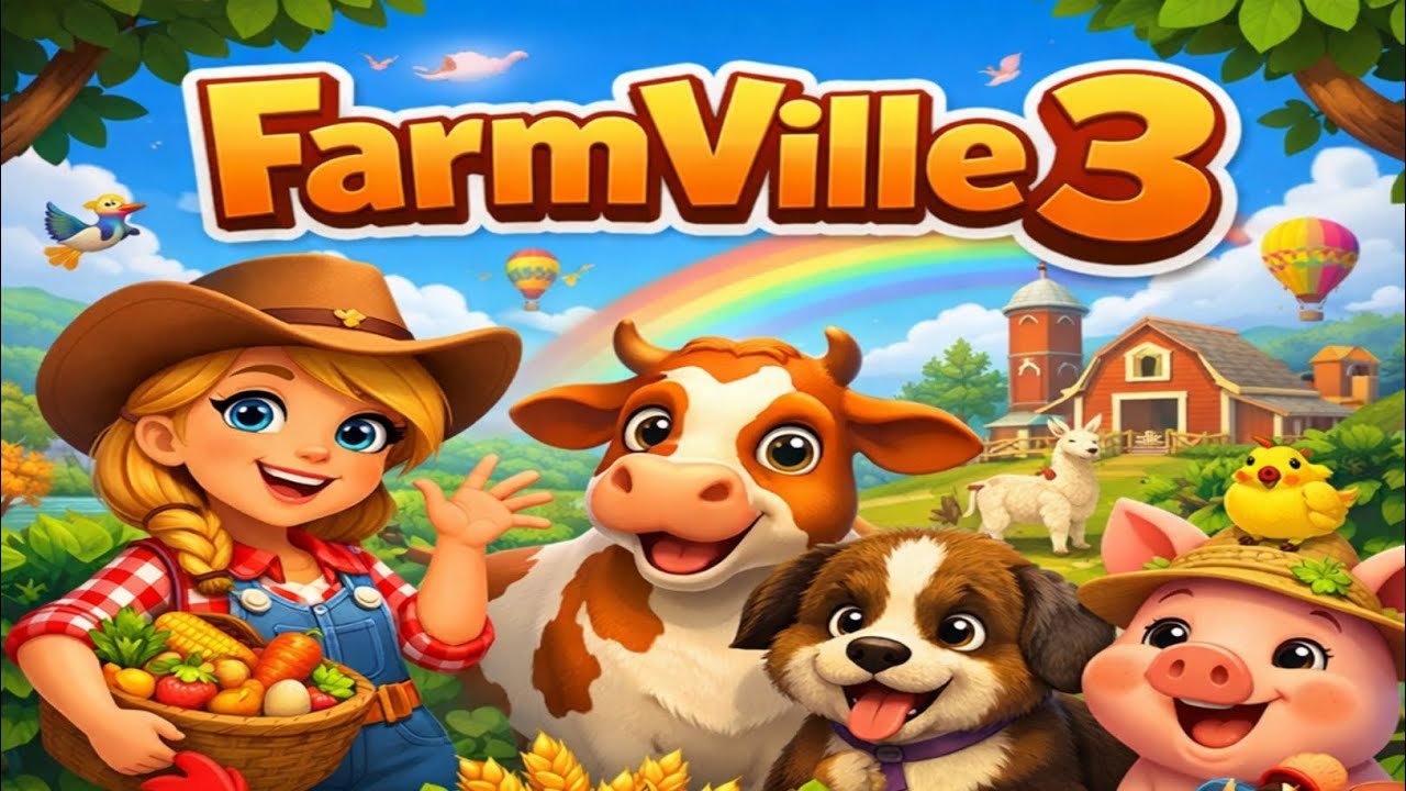 Farmville 3 Level 4 To 7 Upgrade Level And Playing Games #farmville3 #farming 