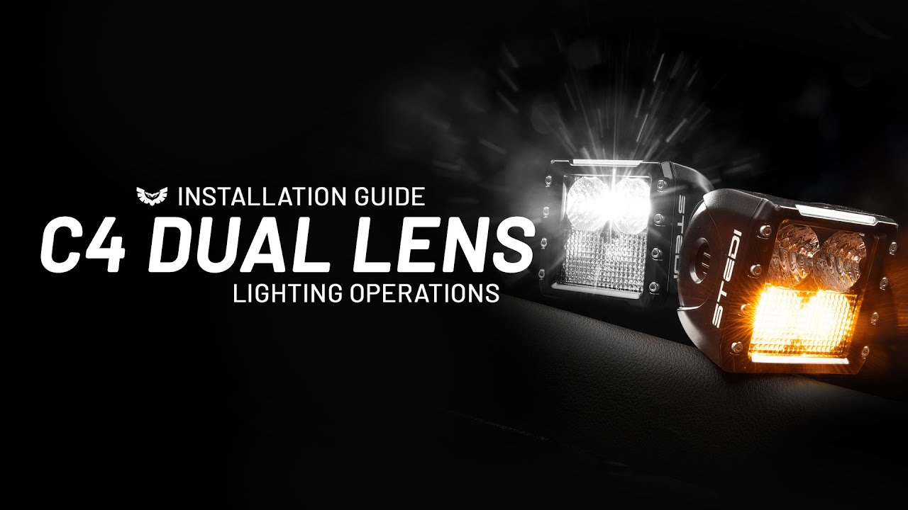 STEDI&trade; | C4 Dual Lens LED Work Light Operations