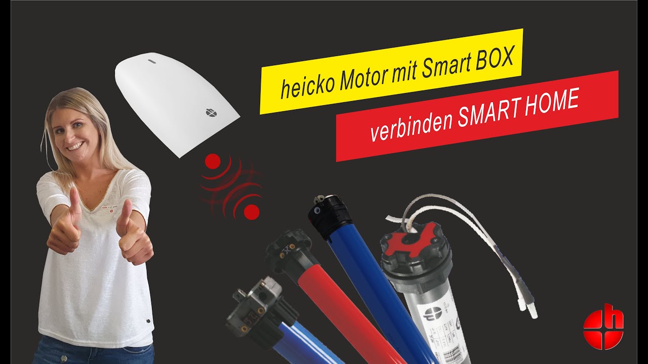 heicko  e-Smart Home – Verbinden der SMART-Box mit einem heicko Motor (Schritt 2)