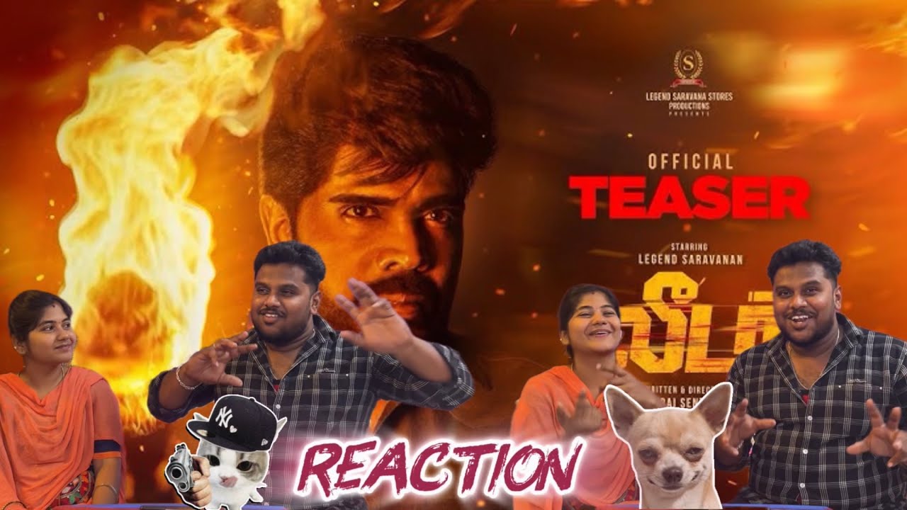 Leader - Official Teaser Reaction | Legend Saravanan | R.S. Durai Senthilkumar | Ghibran vaibodha