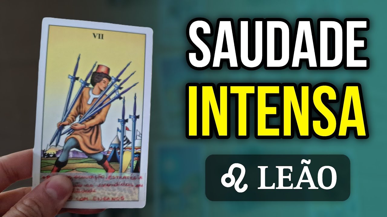 LEÃO: ♌❤️ ELE (A) NÃO CONSEGUE TE ESQUECER!  | TAROT REVELA