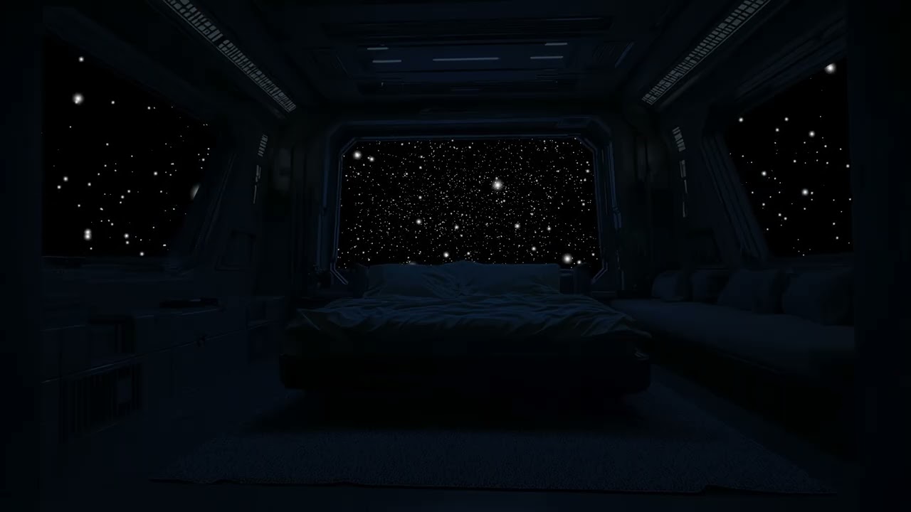 🌌 Sleep & Focus with Cosmic Sounds in Deep Space | Dark White Noise for Deep Sleep & Relaxation