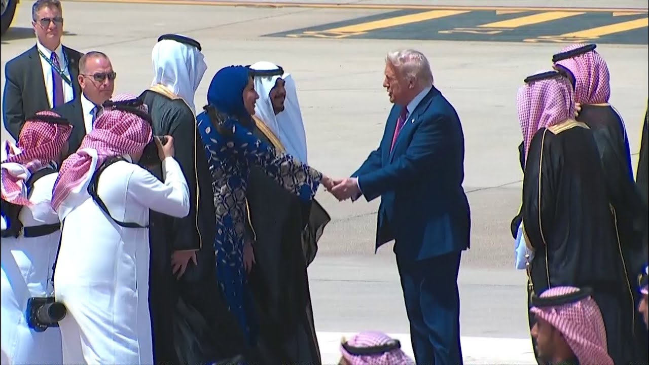 US President Trump arrives in Saudi Arabia | سفر دونالد ترمپ، رئیس جمهور امریکا به عربستان سعودی