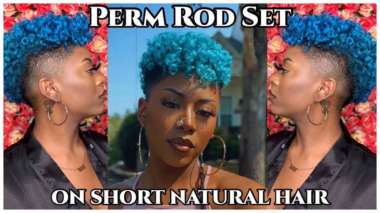 My Go-To Perm Rod Set | Short Natural Hairstyles