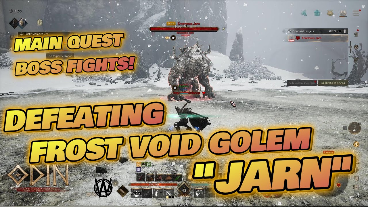 ODIN: Valhalla Rising. Tito VS Boss (JARN) GOLEM!!! TIPS&TRICKS 4K