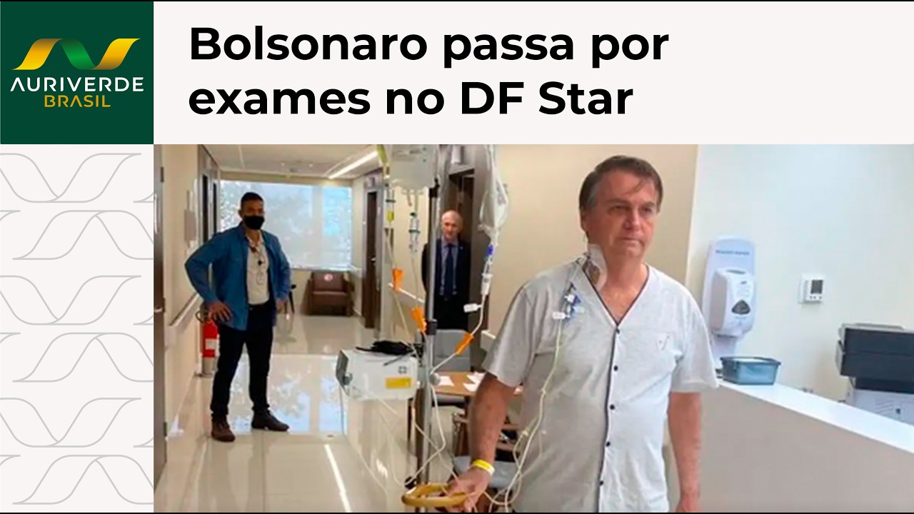 Bolsonaro passa por exames e é diagnosticado com broncopneumonia