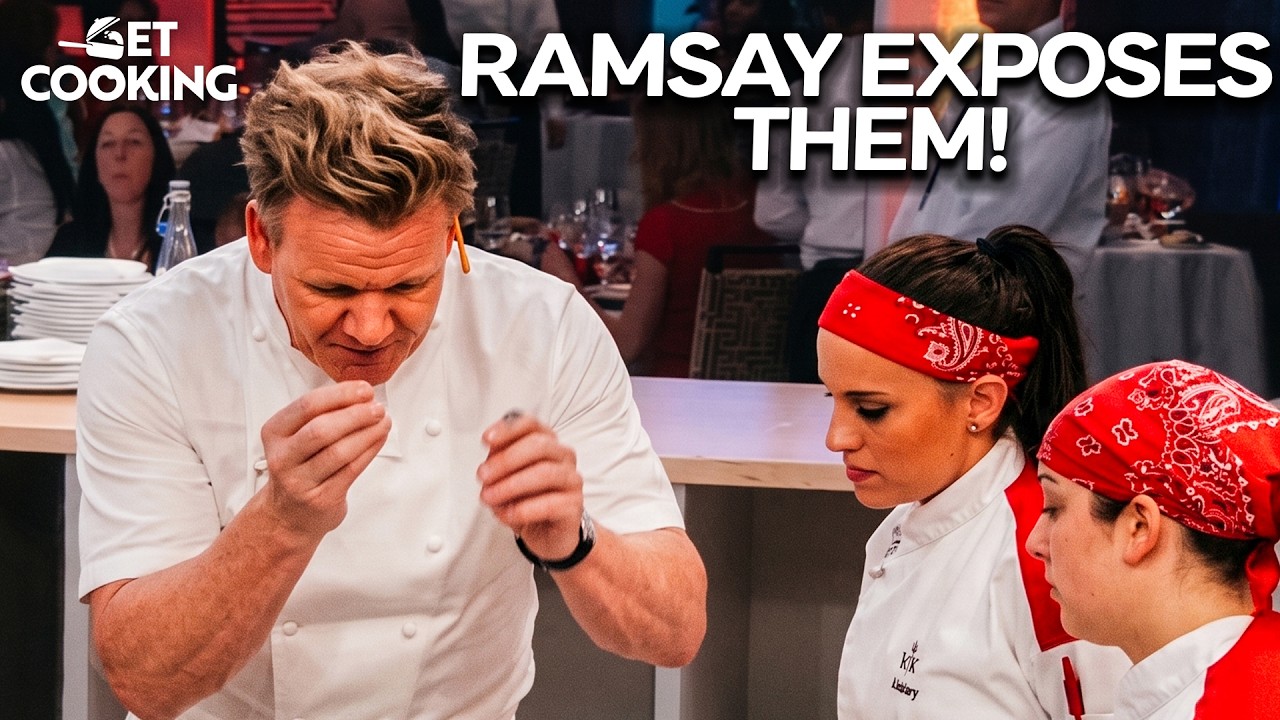 Chef Ramsay is Furious Over Burnt Tuna and Raw Ribeye | Hell's Kitchen USA