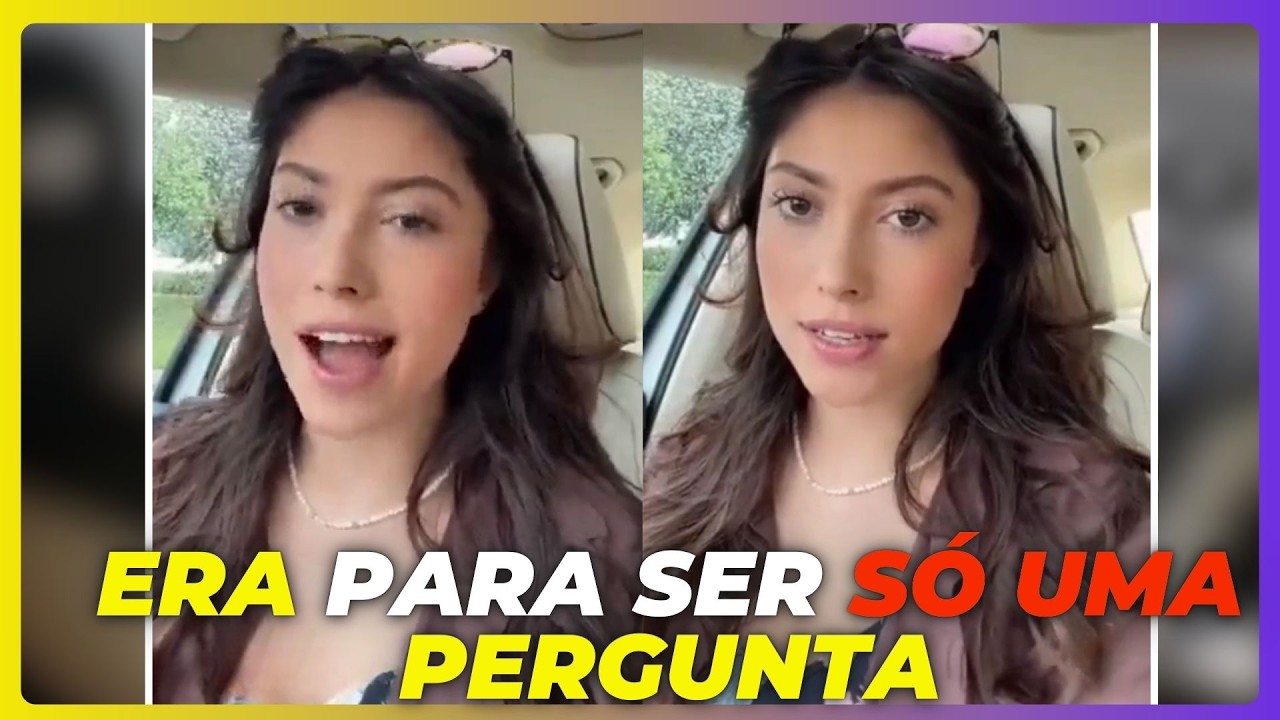 Ela fez a pergunta despretenciosamente e não esperava o que aconteceu
