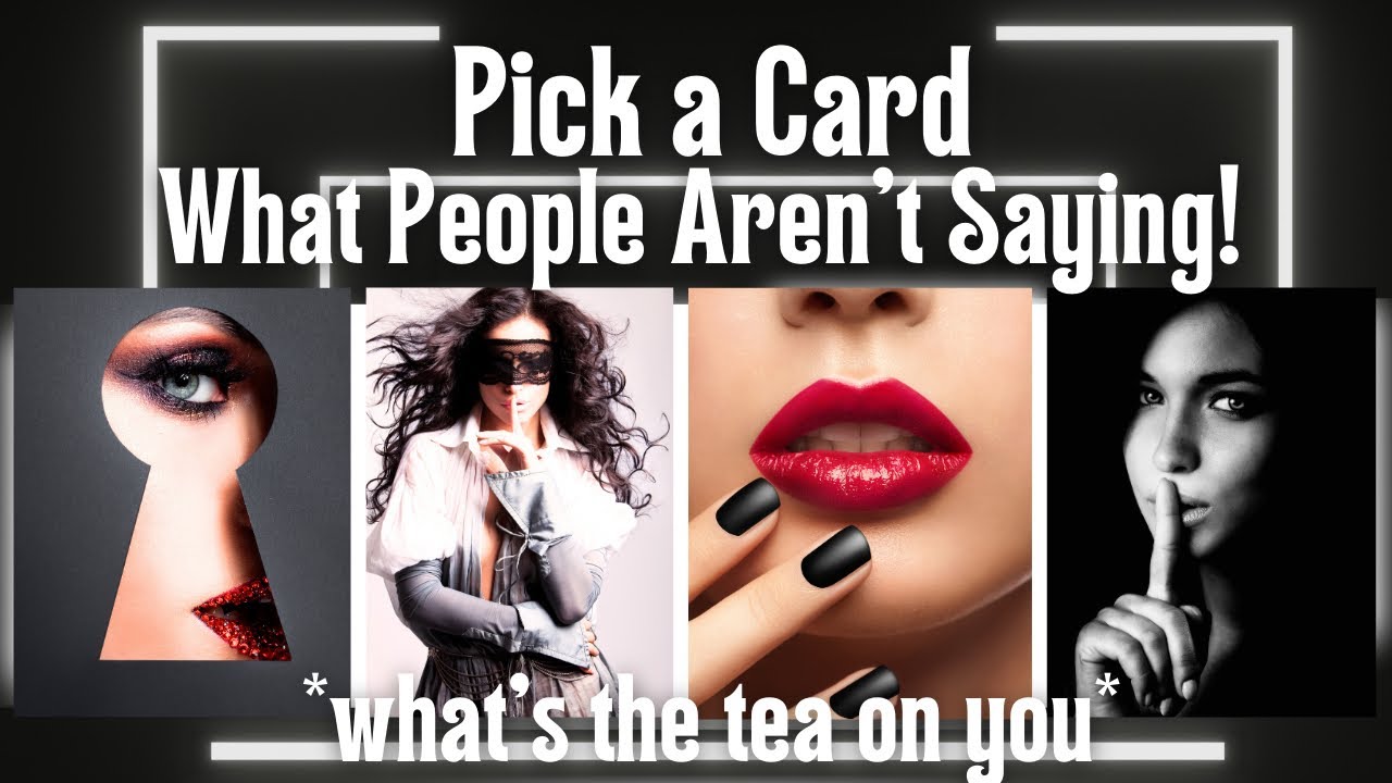 [GOSSIP & INNUENDOS] WHAT PEOPLE AREN’T SAYING TO YOUR FACE!🤥🎙️🕷️pick a card🕷️