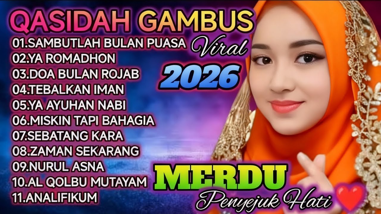 SAMBUTLAH BULAN PUASA - YA RAMADHAN ✨️KOLEKSI TERMAHALL QASIDAH GAMBUS PENYEJUK HATI VIRALL/ MUSIK 