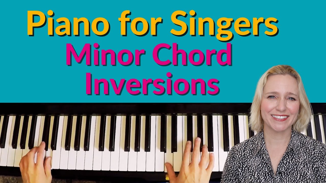 Piano for Singers - Minor Triad Inversions in 12 keys! - Easy PIANO tutorial